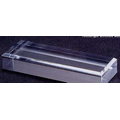 Acrylic Rectangle Base w/ Beveled Edge (2"x8"x1.5")